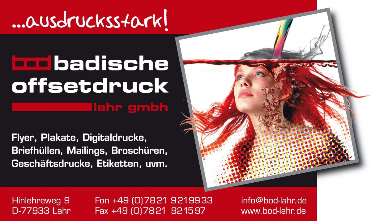 Logo/ Visitenkarte BOD Badische Offsetdruck Lahr GmbH