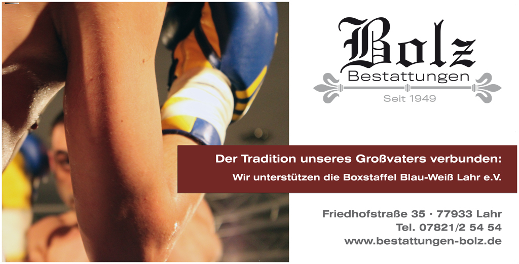 Logo/ Visitenkarte Bolz Bestattungen