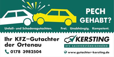 Logo/ Visitenkarte KFZ-Sachverständigenbüro Kersting