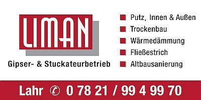 Logo/ Visitenkarte Liman - Gipser- und Stukkateurbetrieb